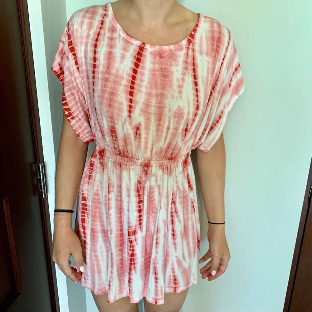 Tie Dye Pink Dress